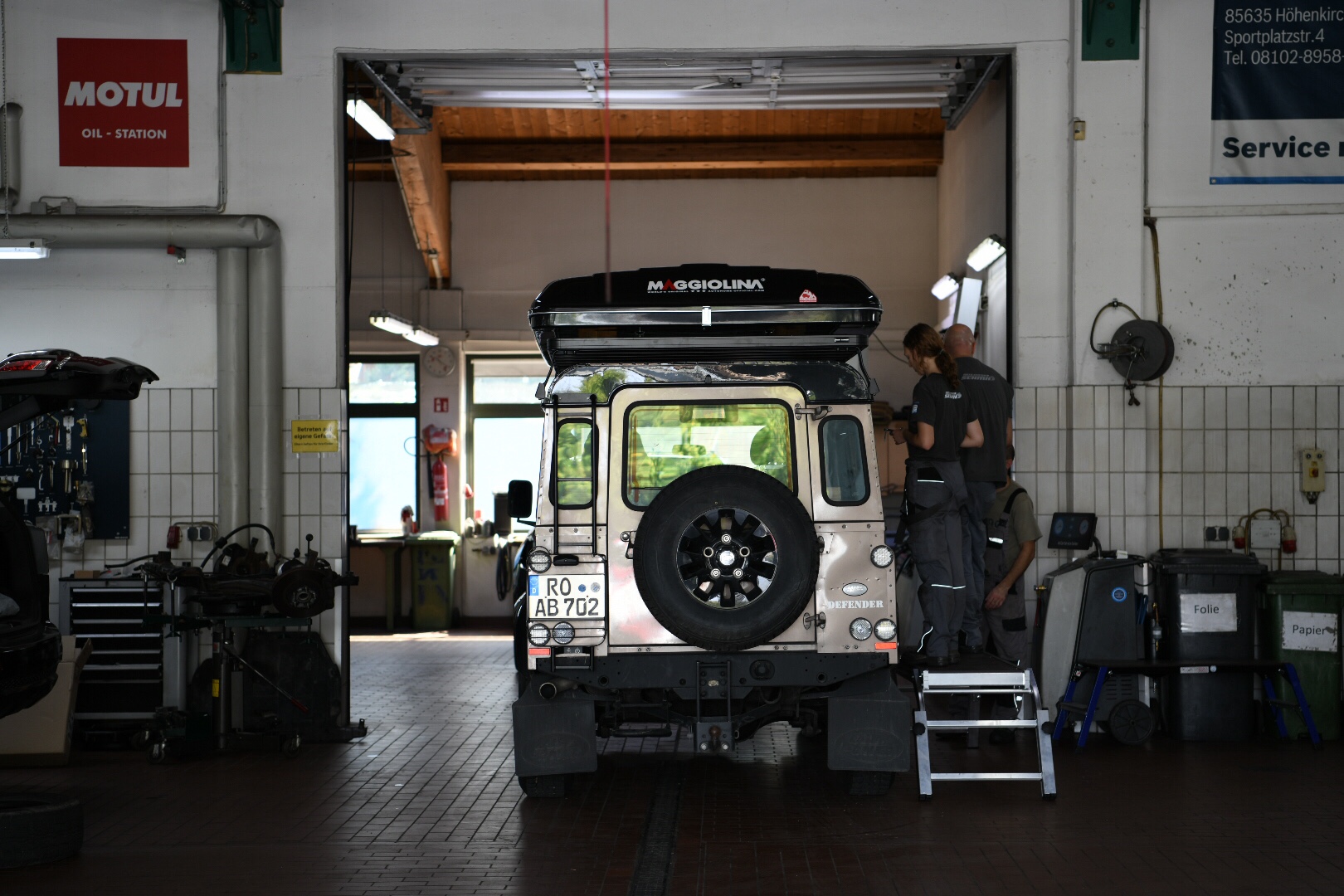 Defendertour - Werkstadt
